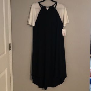 NWT Black and White LuLaRoe Carly Dress in Medium